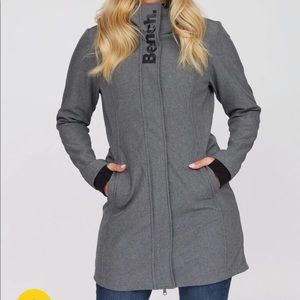 Bench grey long - fleece lined winter jacket